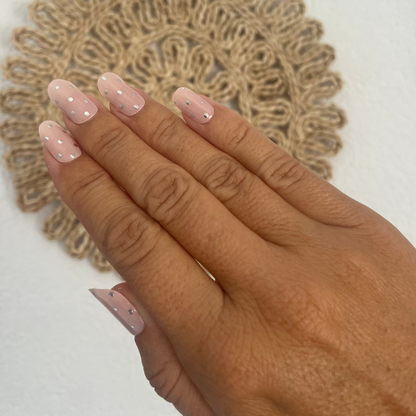 Rosé Dots – Gel UV