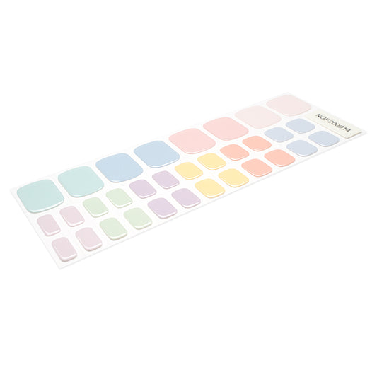Pedicura pastel vibes